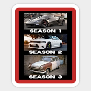 Typical Show Series Run Sticker